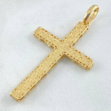 Tribal Cross Pendant 4gr / 5cm / 18K Gold