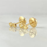 Infinity Stud Earrings 0.6gr / 18K Gold*