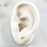 Infinity Stud Earrings 0.6gr / 18K Gold*