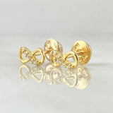 Infinity Stud Earrings 0.75gr / 18K Yellow Gold ©