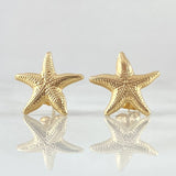 Topos Estrellla de Mar 2.15gr / 1/2 in / Oro Amarillo 18K ©