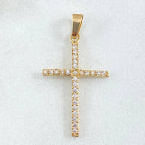 Bordered Cross Pendant 2.3gr / 2.9cm / 18K Gold ©