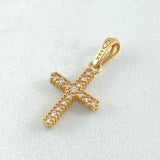 Double-Sided Cross Pendant 1.3gr / 2.4cm / 18K Gold ©