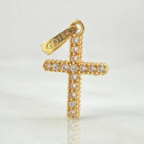 Double-Sided Cross Pendant 1.3gr / 2.4cm / 18K Gold ©