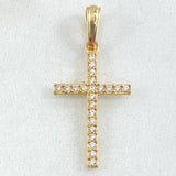 Pendant Cross Dense 1.3gr / 3.2cm / 18K Gold