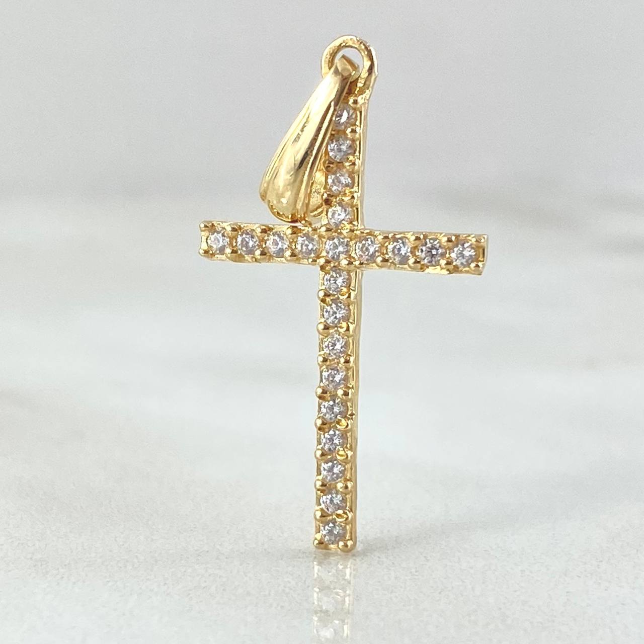 Pendant Cross Dense 1.3gr / 3.2cm / 18K Gold