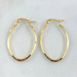 Candongas Clau 1.2gr / 3cm / Oro Amarillo 18K