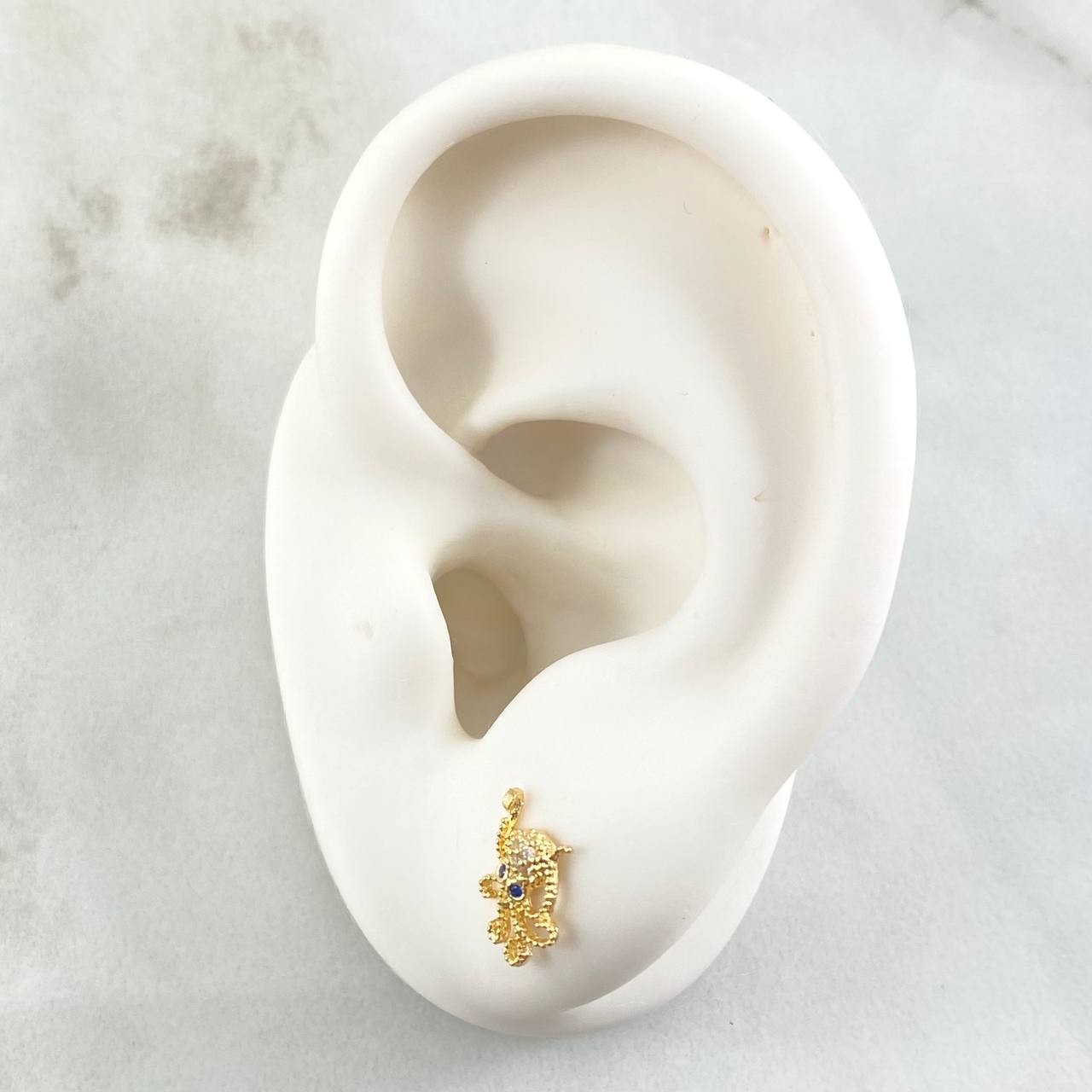 Octopus Stud Earrings 1.1gr / 18K Gold*