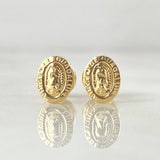 Virgin Guadalupe Stud Earrings 0.55gr / 18K Gold*