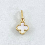 Clover Pendant 0.55gr / 1.5cm / Nac.Esp. 18K Gold ©