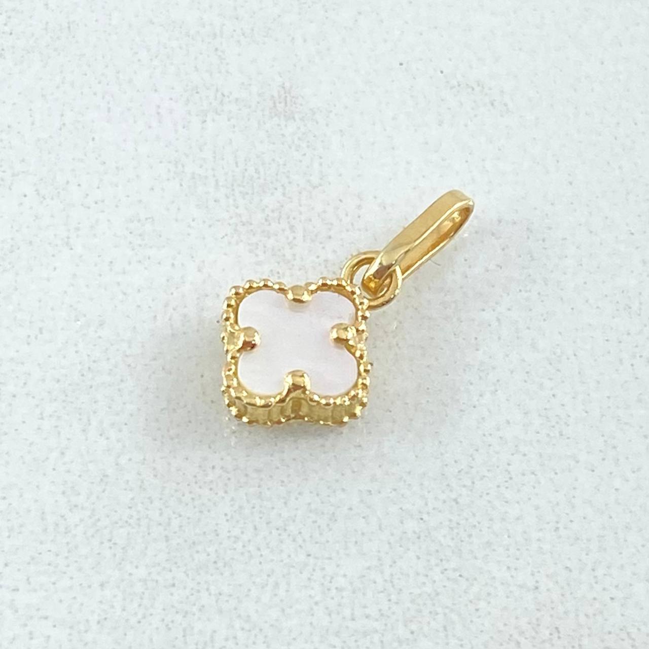 Clover Pendant 0.5gr / 1.5cm / Nac.Esp. 18K Gold ©