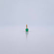 Pendant Round 0.3gr / 0.7cm / Emerald 13 Pts 18K Yellow Gold (Jewel) &