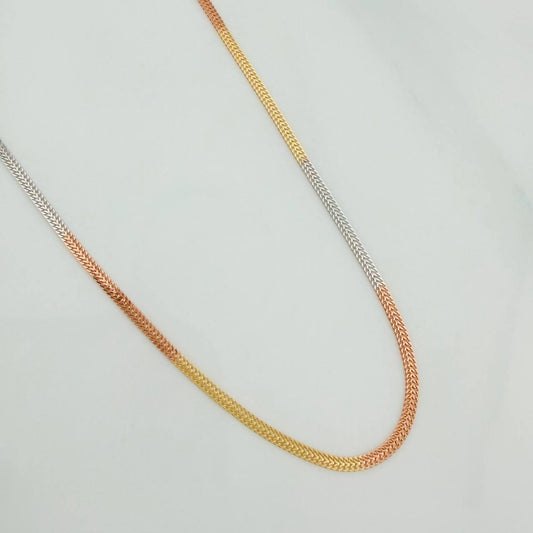 Sedusa Chain 1.65gr / 18 in / 1.49mm Three Golds +3 18K %