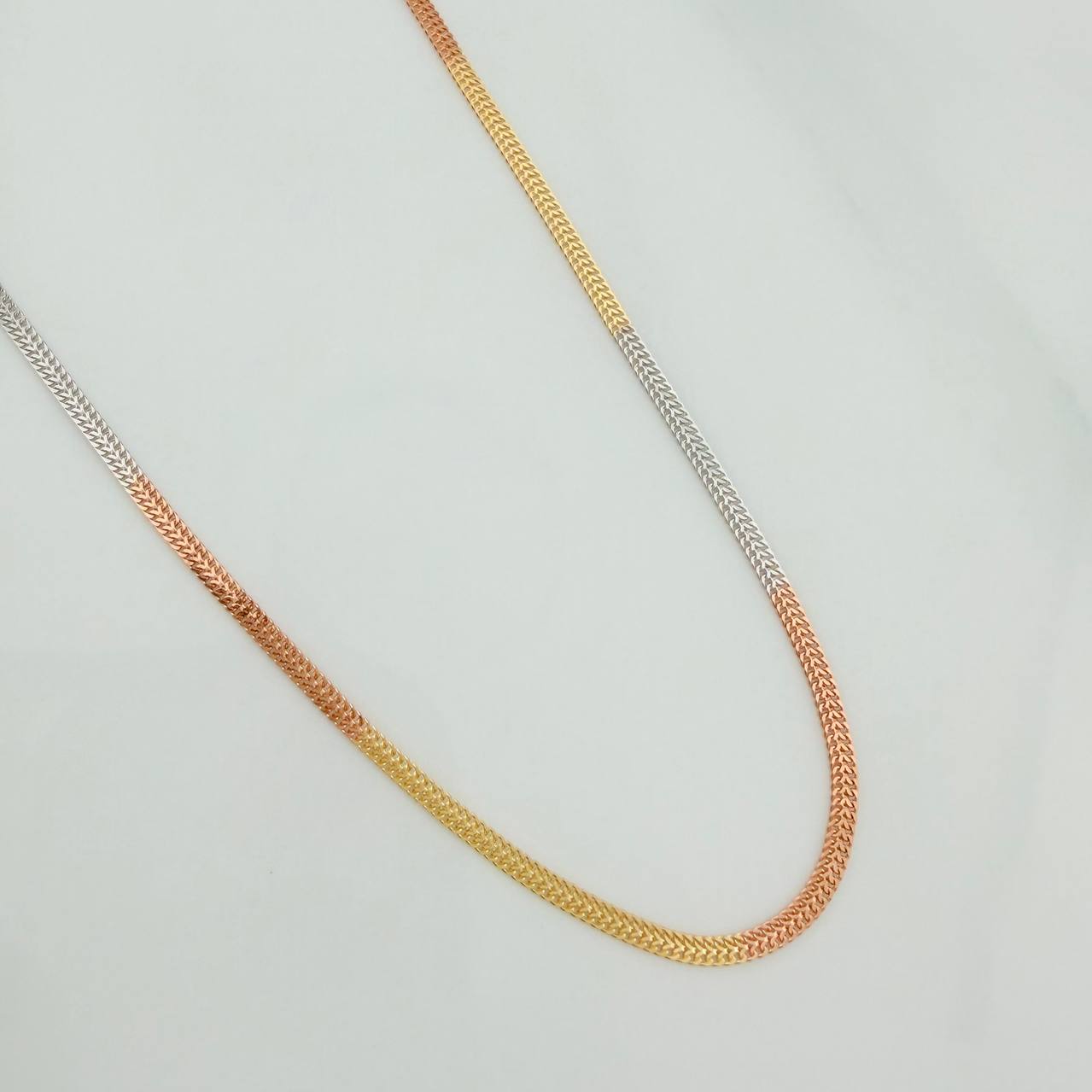 Cadena Sedusa 1.7gr / 18 in / 1.2mm Tres Oros +3 18K %