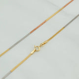 Sedusa Chain 1.65gr / 18 in / 1.49mm Three Golds +3 18K %