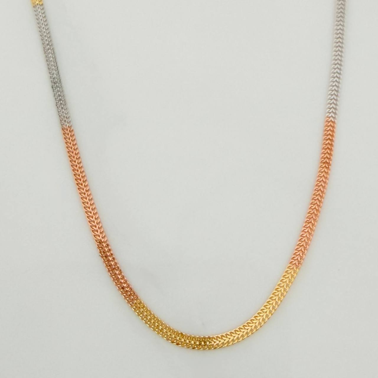 Cadena Sedusa 1.7gr / 18 in / 1.2mm Tres Oros +3 18K %