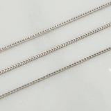 Cadena Franco 1.95gr / 17 3/4 in / 0.75mm Oro Blanco +3 18K %