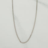 Cadena Franco 1.95gr / 17 3/4 in / 0.75mm Oro Blanco +3 18K %