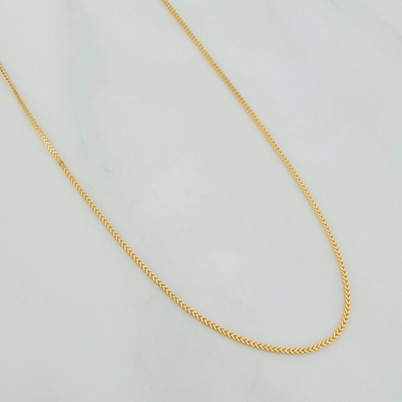 Cadena Franco 1.85gr / 18 in / 0.93mm Oro Amarillo +3 18K %