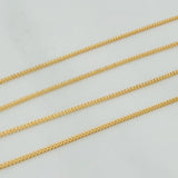 Cadena Franco 1.85gr / 18 in / 0.93mm Oro Amarillo +3 18K %