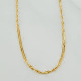 Cadena Sedusa Entorchada 1.65gr / 16 1/4 in / 1.2mm Oro Amarillo +3 18K %