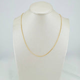 Cadena Sedusa Entorchada 1.7gr / 16 in / 1.2mm Oro Amarillo +3 18K &