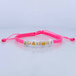 Pink Woven Bracelet Mami 0.15gr / 18K Gold &