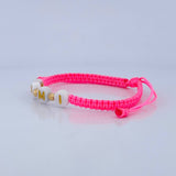 Pink Woven Bracelet Mami 0.15gr / 18K Gold &