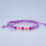 Woven Lilac Bracelet 0.2gr / 18K Gold &