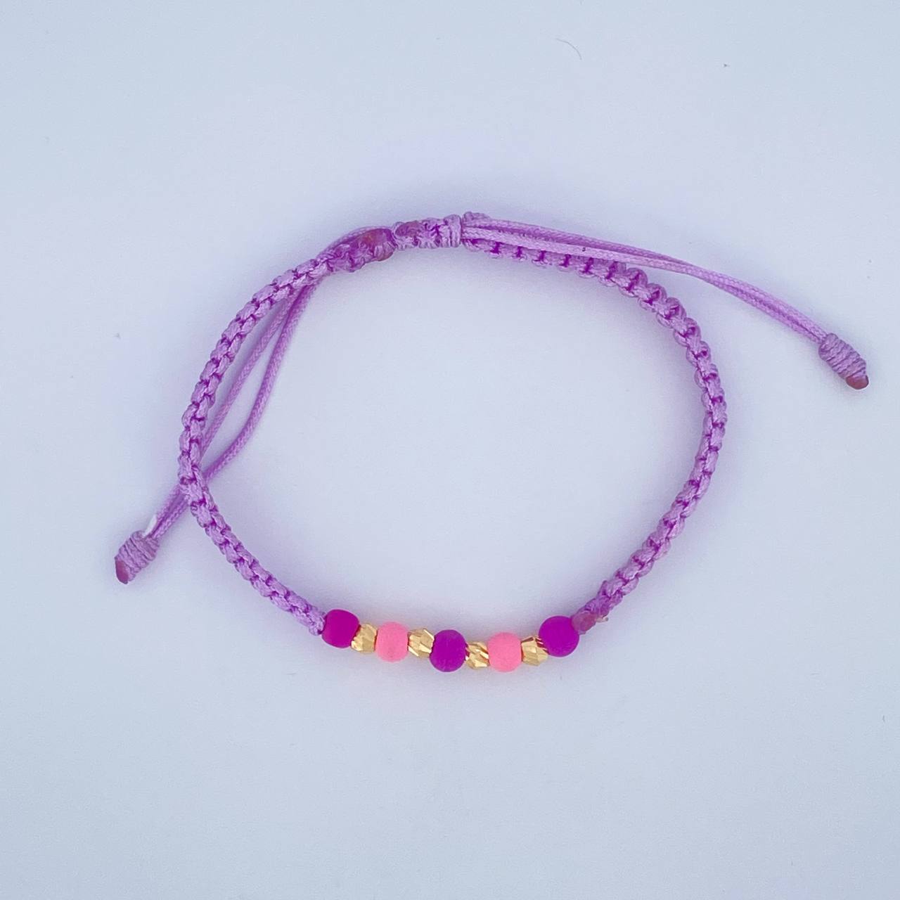 Woven Lilac Bracelet 0.2gr / 18K Gold &