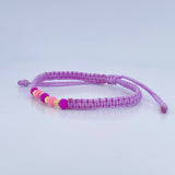 Woven Lilac Bracelet 0.2gr / 18K Gold &