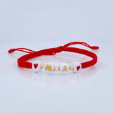 Red Woven Bracelet Ma 0.15gr / 18K Gold &