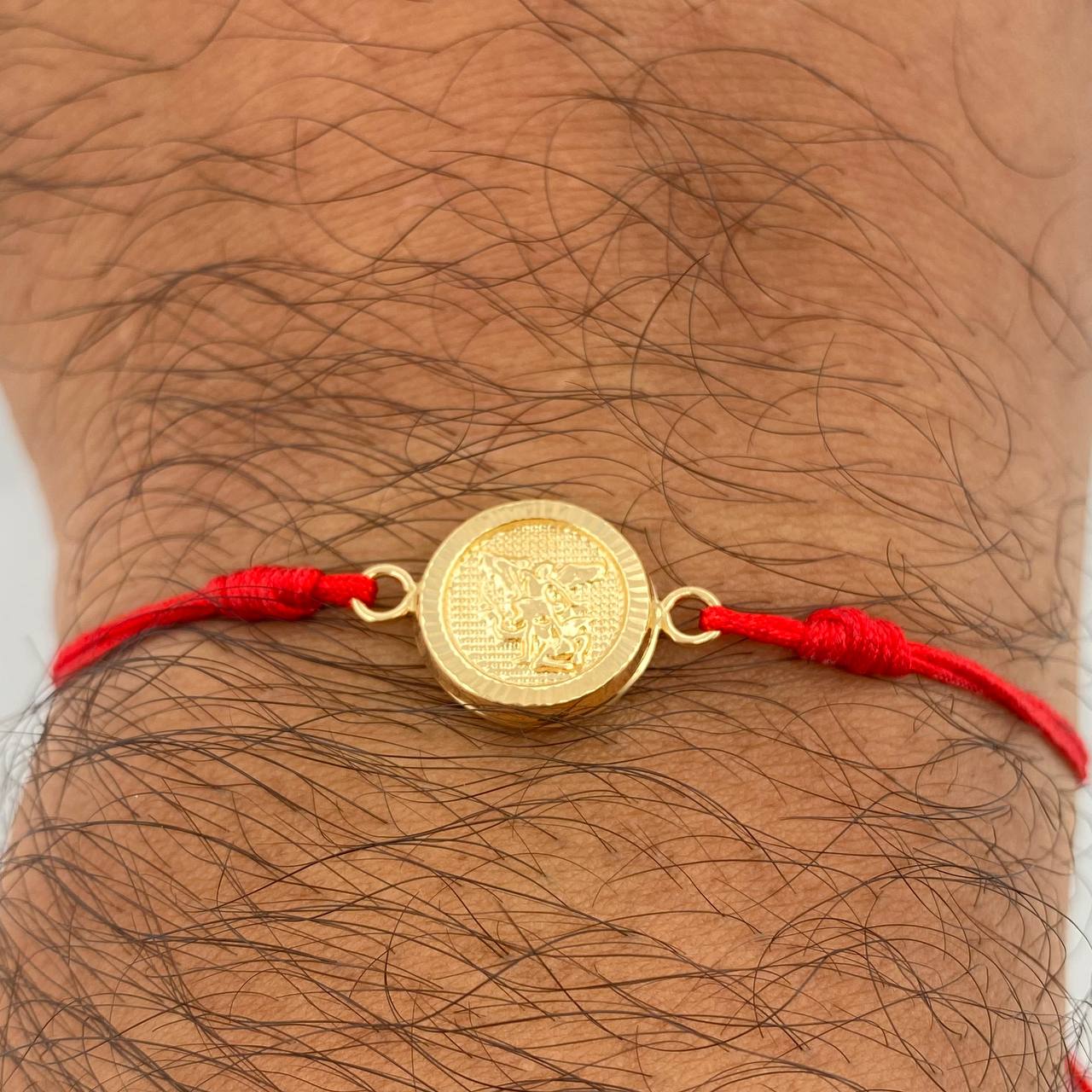 Red Woven Bracelet San Miguel 0.95gr / 18K Gold &