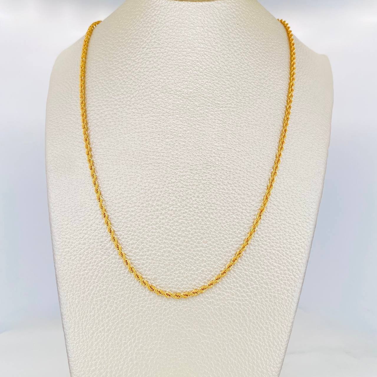 Cadena Lazo 2.65g / 20 in / 1.9mm Oro Amarillo 18K