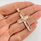 Dije Cruz 5.15g / 1 3/4 in Oro Rosa 18K