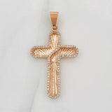 Dije Cruz 5.15g / 1 3/4 in Oro Rosa 18K