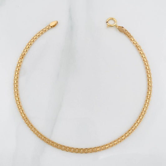 Pulso Chino 2.65g / 7 3/4 in / 2.6mm Oro Amarillo 18K