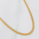 Cadena China 6.6g / 20 in / 2.4mm Oro Amarillo 18K