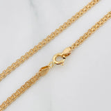 Cadena China 6.6g / 20 in / 2.4mm Oro Amarillo 18K