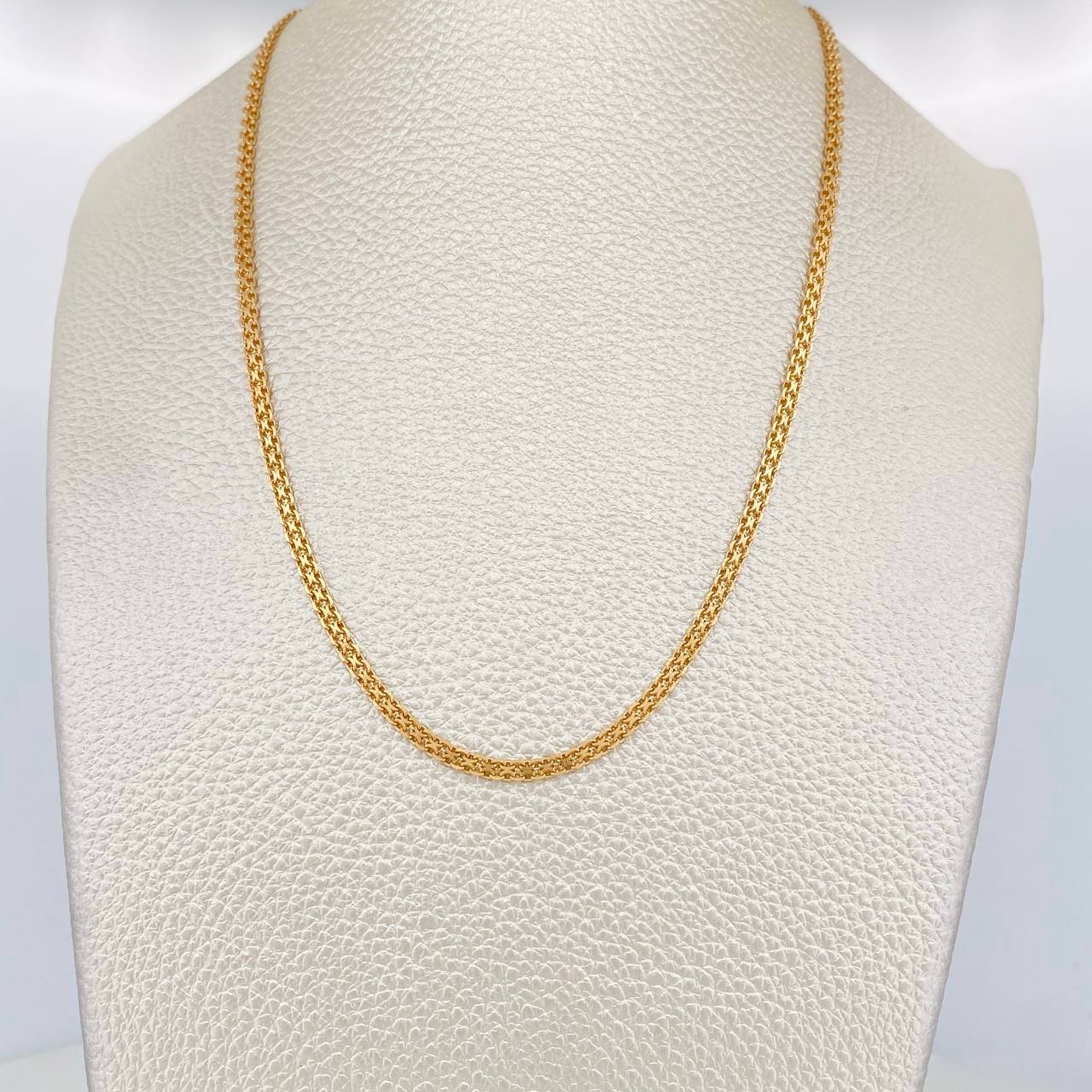 Cadena China 6.6g / 20 in / 2.4mm Oro Amarillo 18K