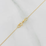 Cadena Aro Seguido Corazón Alas 3.9g / 22 in / 0.4mm Oro Amarillo 18K