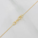 Cadena Aro Seguido Alas Corazon 4.15g / 18 in / 0.76mm Oro Amarillo 18K