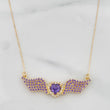 Cadena Aro Seguido Alas Corazon 3.85g / 18 in / 0.76mm Oro Amarillo 18K
