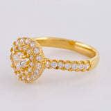 Churumbela Ring Dense 4.1 g / T6 1/2 Yellow Gold 18K