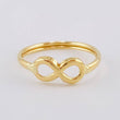Anillo Infinito 0.85 g / T7 1/4 Oro Amarillo 18K