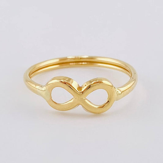 Anillo Infinito 0.85 g / T7 1/4 Oro Amarillo 18K