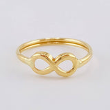 Anillo Infinito 0.85 g / T7 1/4 Oro Amarillo 18K
