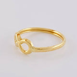 Anillo Infinito 0.85 g / T7 1/4 Oro Amarillo 18K