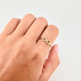 Anillo Infinito 0.85 g / T7 1/4 Oro Amarillo 18K