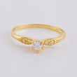 Solitaire Ring 1.45 g / T7 Yellow Gold 18K
